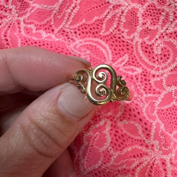 James Avery 14K Gold Spanish Swirl Ring - Picture 4 of 5
